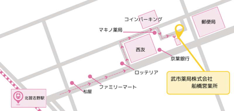 船橋営業所地図